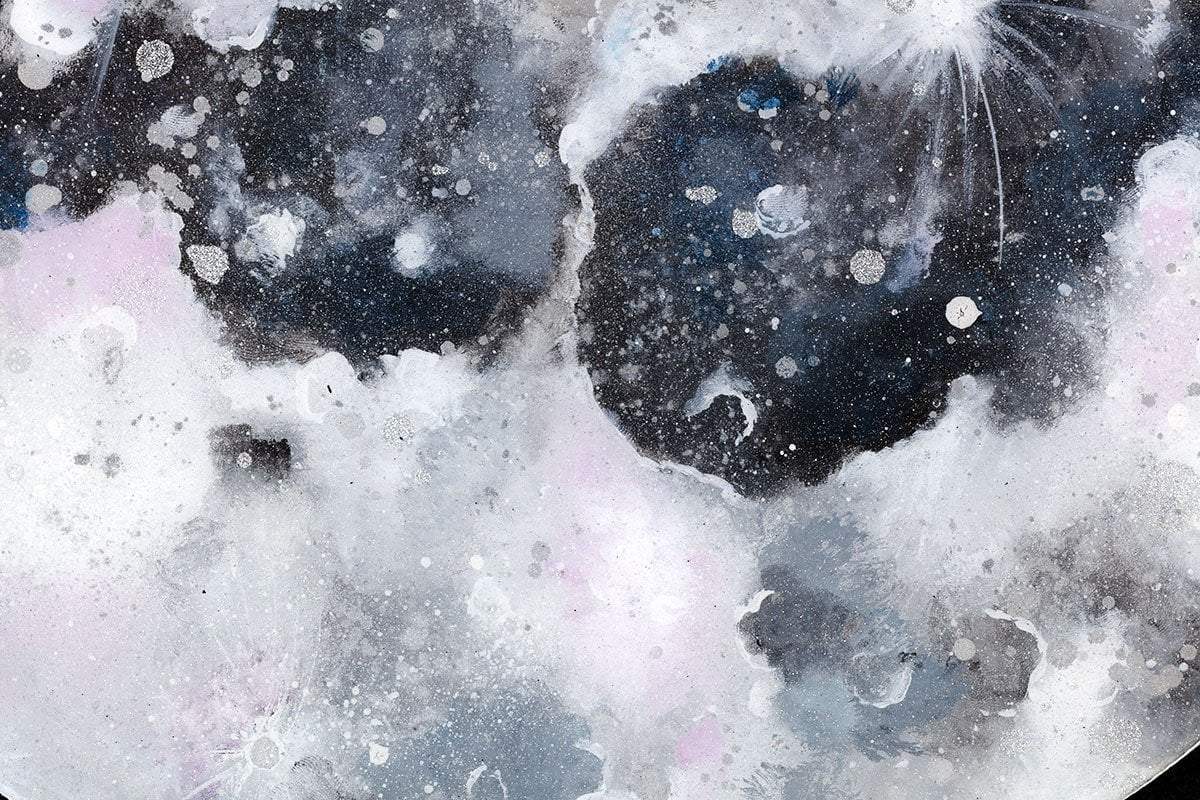 Lunar Moon - Original - SOLD by artist Becky Smith - Wyecliffe Galleries