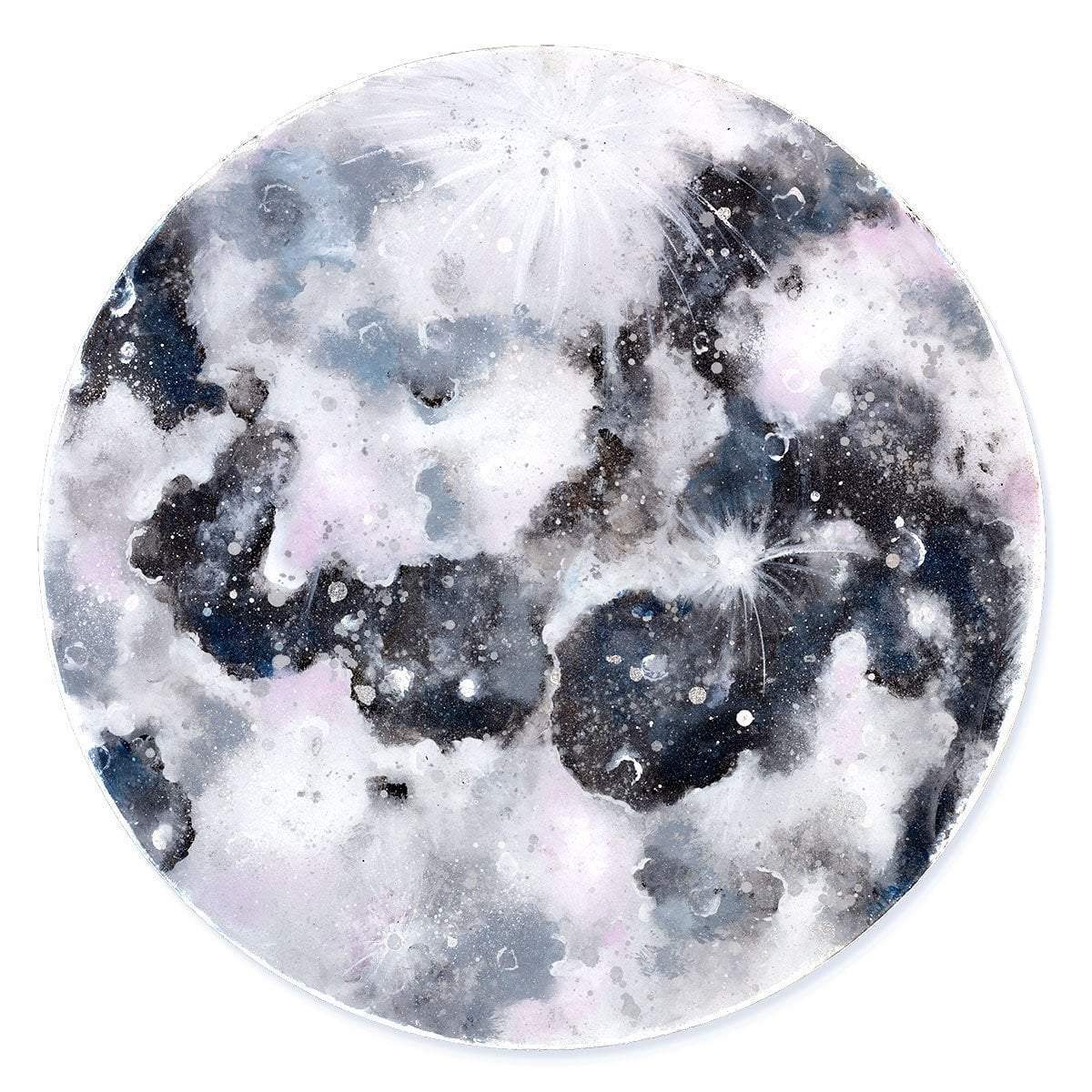 Lunar Moon - Original - SOLD by artist Becky Smith - Wyecliffe Galleries