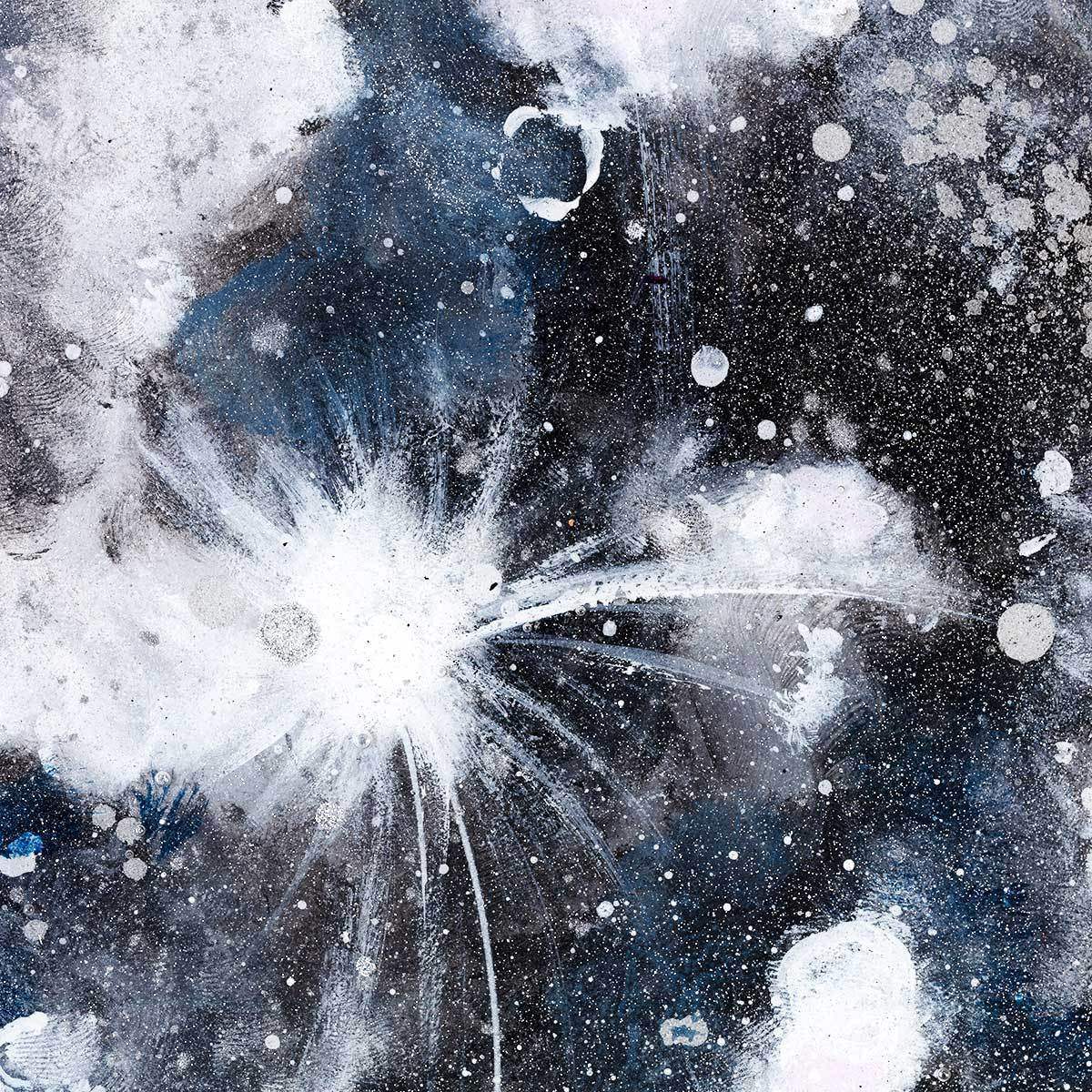 Lunar Moon - Original - SOLD by artist Becky Smith - Wyecliffe Galleries