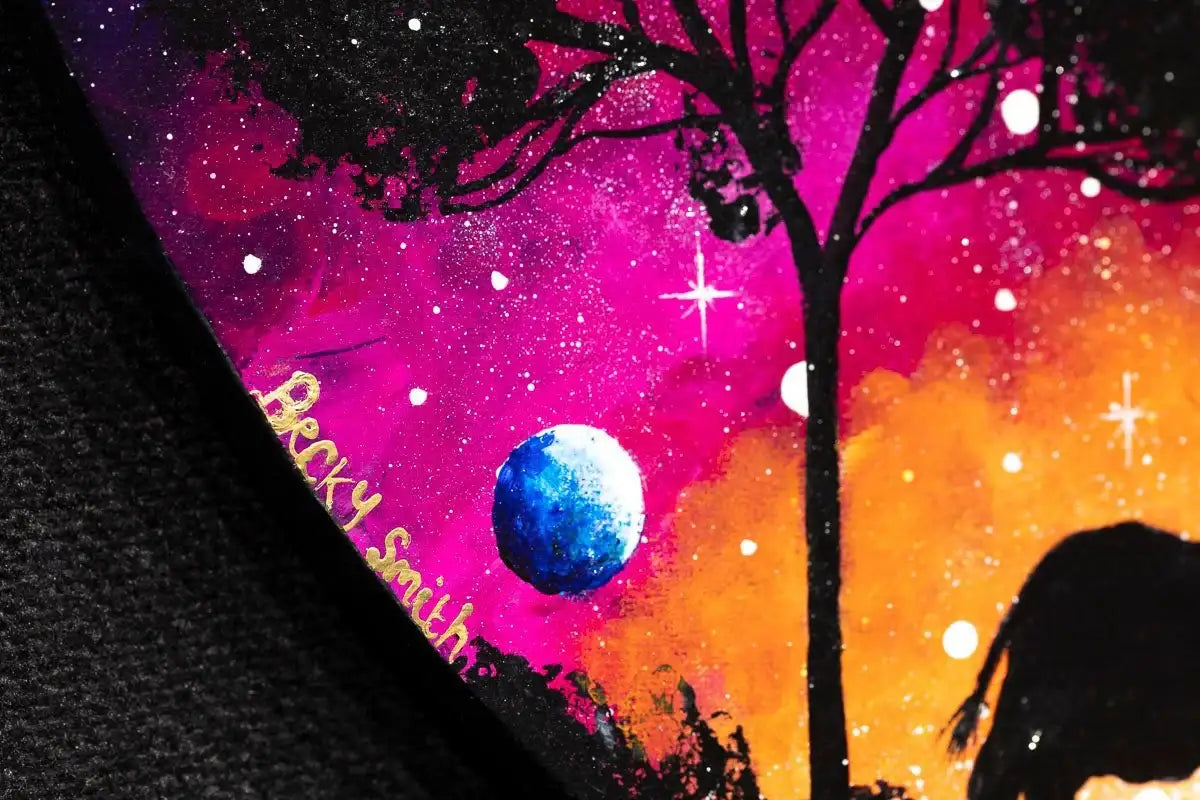 Meet Me Under The Milky Way - Original - SOLD by artist Becky Smith - Wyecliffe Galleries