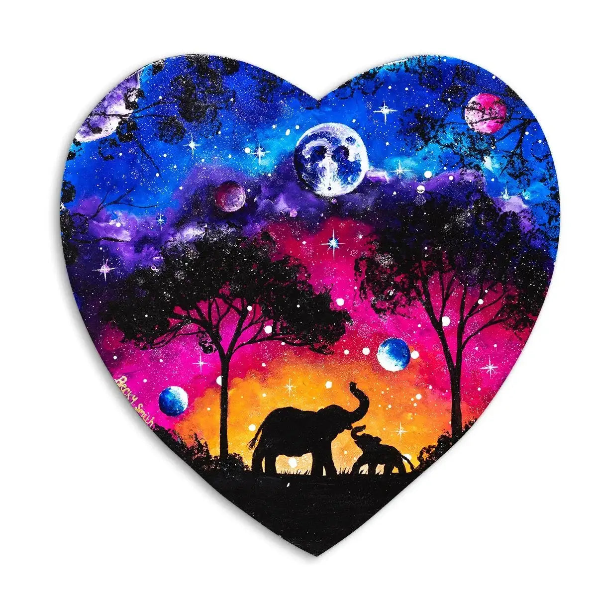 Meet Me Under The Milky Way - Original - SOLD by artist Becky Smith - Wyecliffe Galleries