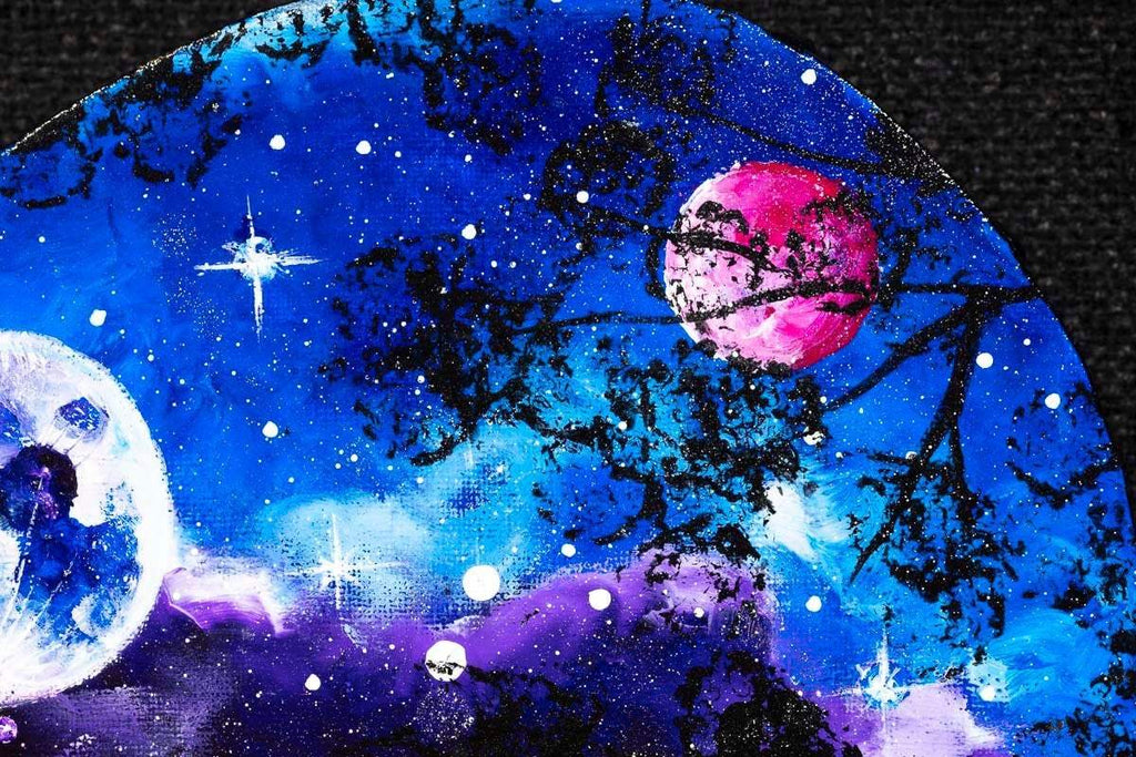 Meet Me Under The Milky Way - Original - SOLD by artist Becky Smith - Wyecliffe Galleries