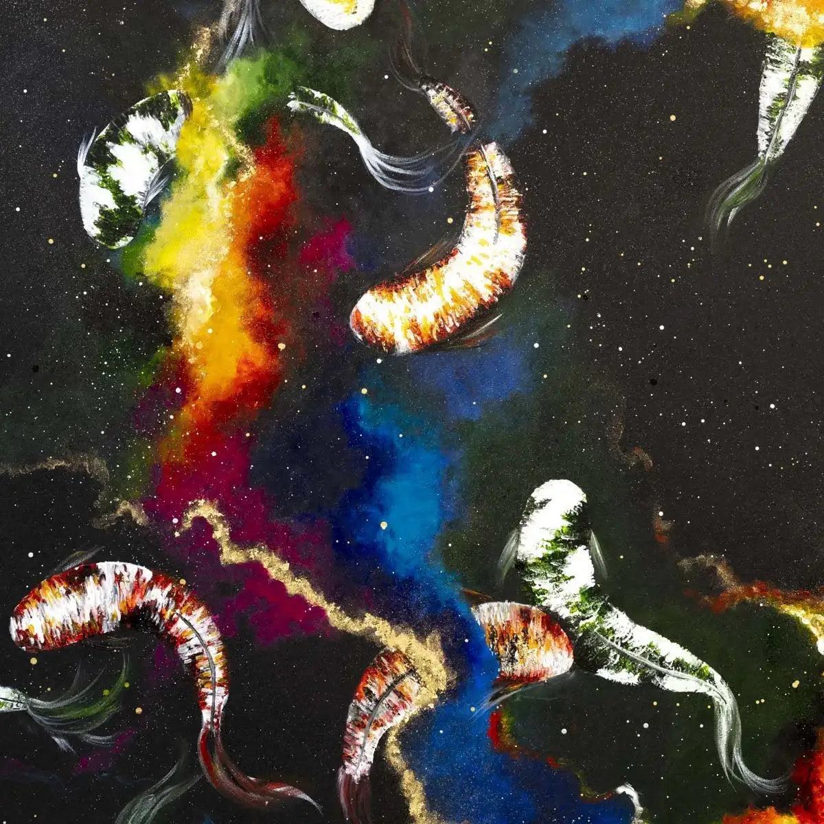 Mesmerising - Original - SOLD by artist Becky Smith - Wyecliffe Galleries