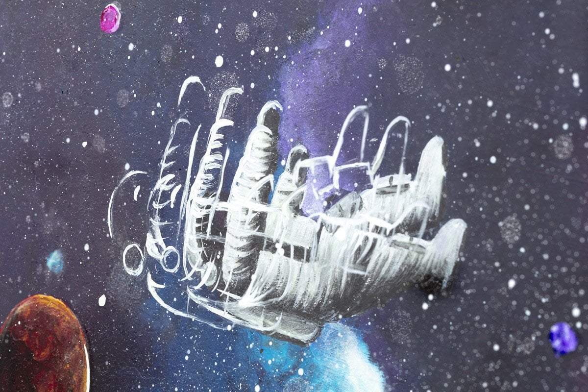 Microgravity - Original - SOLD by artist Becky Smith - Wyecliffe Galleries