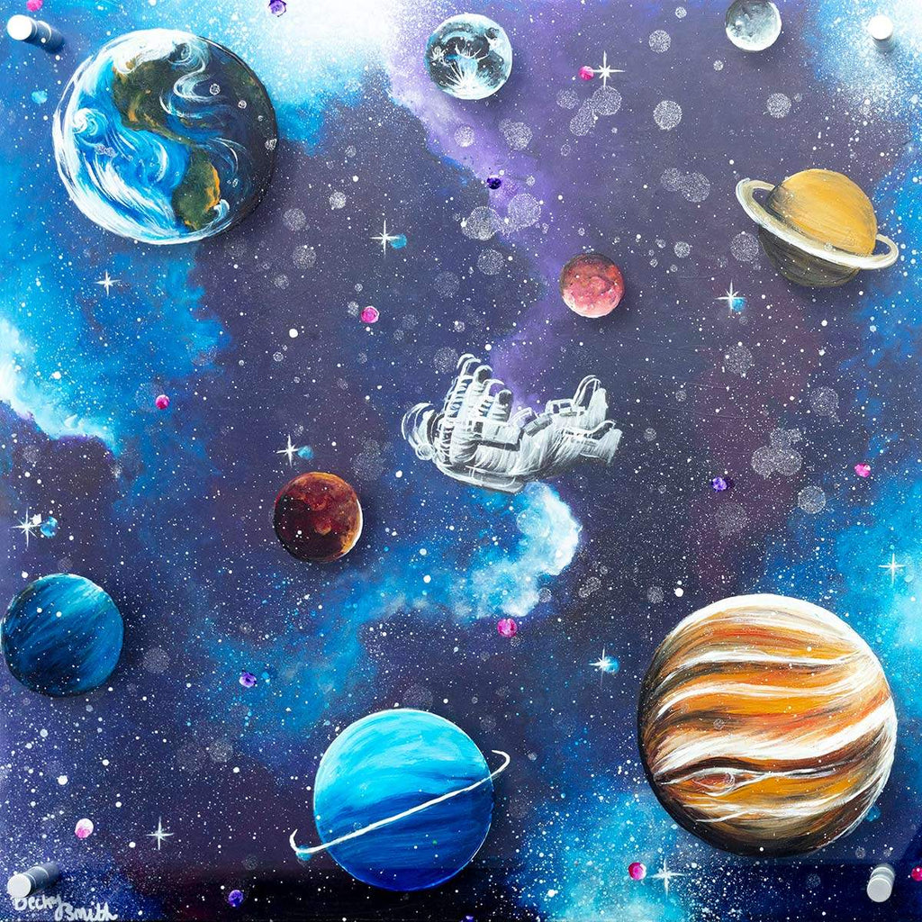 Microgravity - Original - SOLD by artist Becky Smith - Wyecliffe Galleries