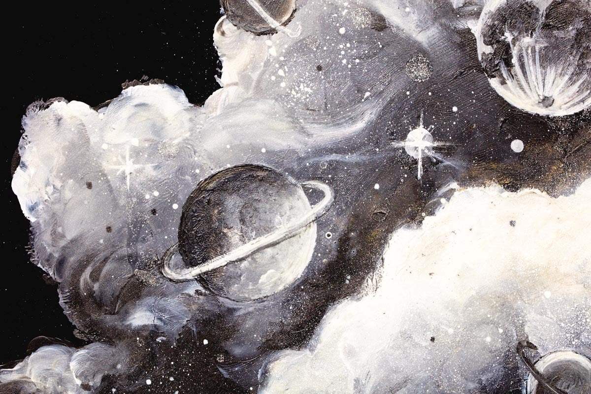 Monochromatic - Original - SOLD by artist Becky Smith - Wyecliffe Galleries