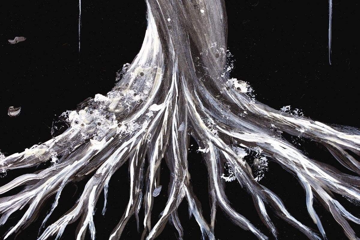 Monochromatic - Original - SOLD by artist Becky Smith - Wyecliffe Galleries