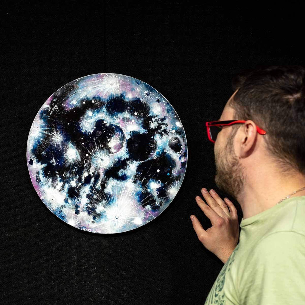 Moon Light - Original - SOLD by artist Becky Smith - Wyecliffe Galleries