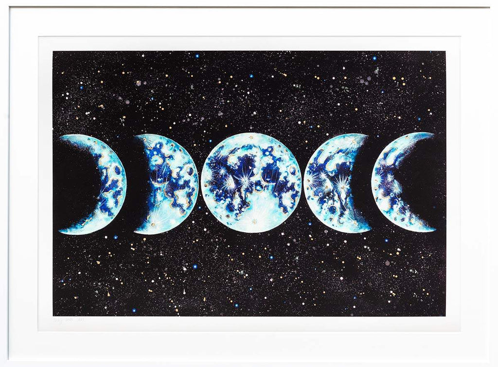 Moon Phases - Artist Proof - SOLD by artist Becky Smith - Wyecliffe Galleries