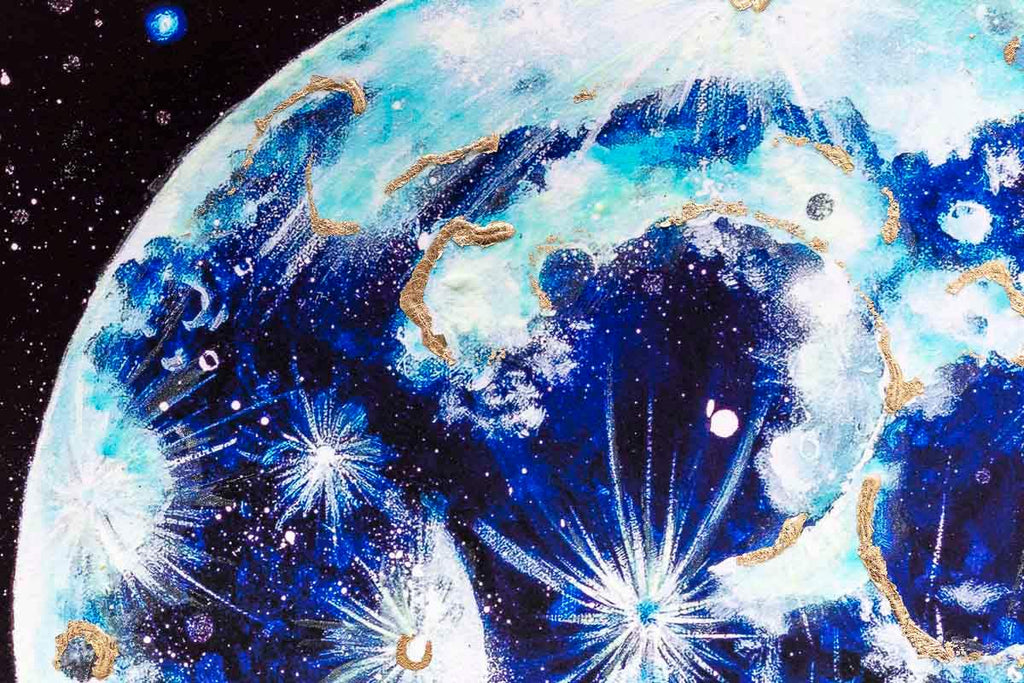 Moon Phases - Artist Proof - SOLD by artist Becky Smith - Wyecliffe Galleries