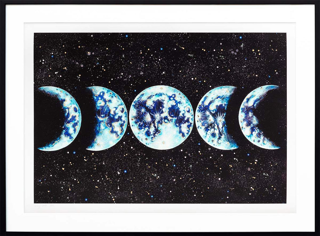 Moon Phases - Artist Proof - SOLD by artist Becky Smith - Wyecliffe Galleries