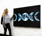 Moon Phases - Published Original - SOLD by artist Becky Smith - Wyecliffe Galleries