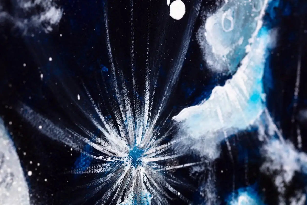 Moon Phases - Published Original - SOLD by artist Becky Smith - Wyecliffe Galleries