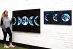 Moon Phases - Published Original - SOLD by artist Becky Smith - Wyecliffe Galleries