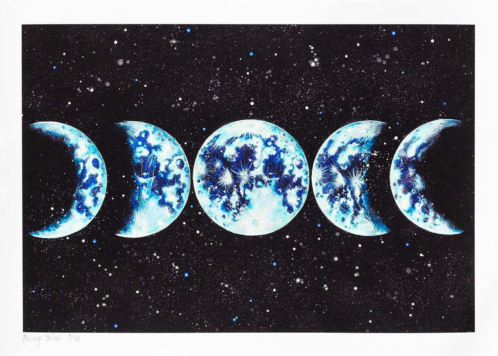 Moon Phases - Standard Edition - SOLD by artist Becky Smith - Wyecliffe Galleries