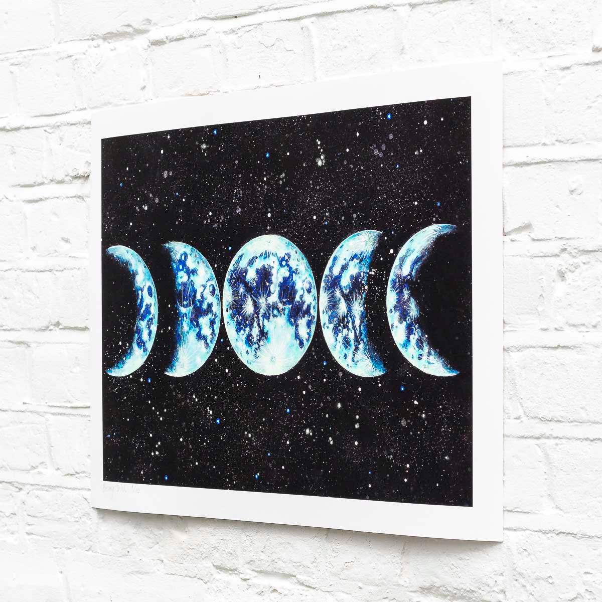 Moon Phases - Standard Edition - SOLD by artist Becky Smith - Wyecliffe Galleries
