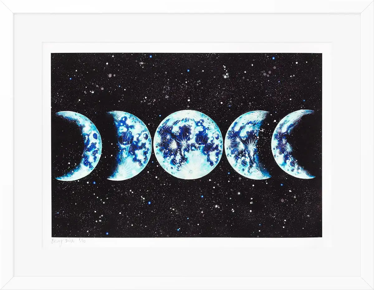 Moon Phases - Standard Edition - SOLD by artist Becky Smith - Wyecliffe Galleries