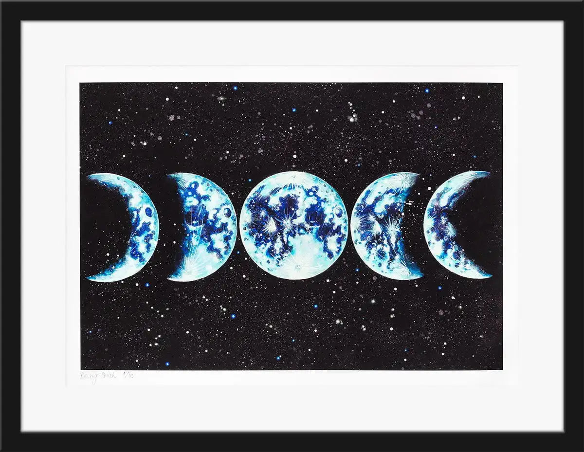Moon Phases - Standard Edition - SOLD by artist Becky Smith - Wyecliffe Galleries