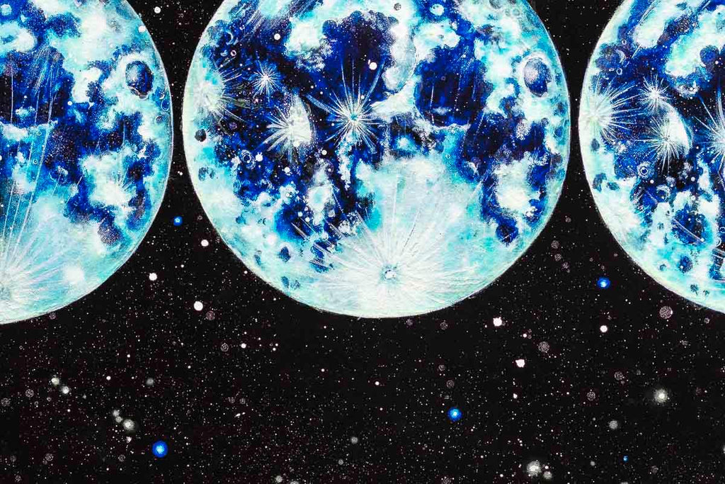 Moon Phases - Standard Edition - SOLD by artist Becky Smith - Wyecliffe Galleries