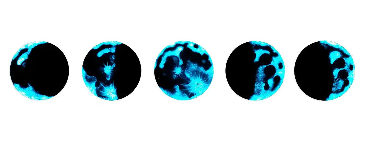 Moonbeam Phase Set - SOLD by artist Becky Smith - Wyecliffe Galleries