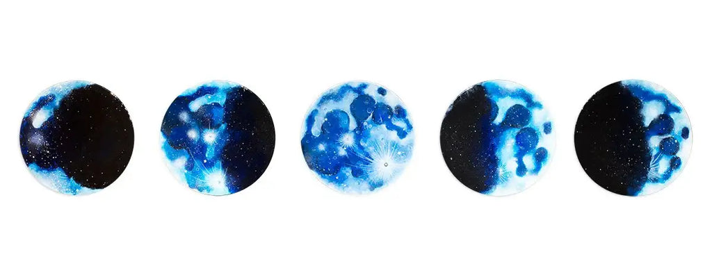 Moonbeam Phase Set - SOLD by artist Becky Smith - Wyecliffe Galleries