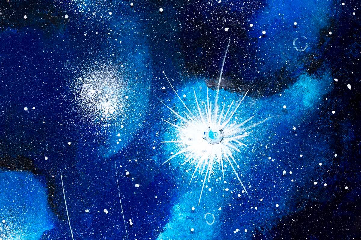 Moonbeam Phase Set - SOLD by artist Becky Smith - Wyecliffe Galleries