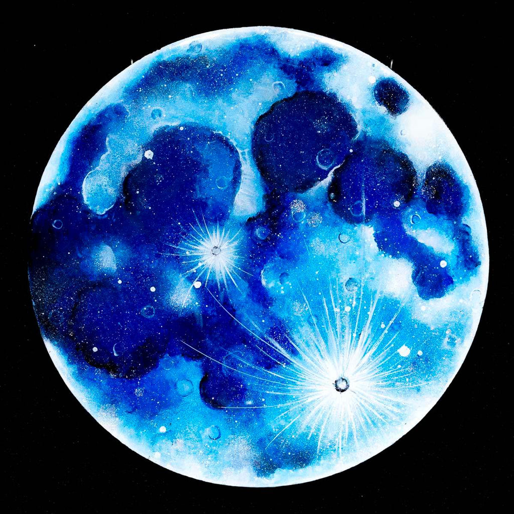 Moonbeam Phase Set - SOLD by artist Becky Smith - Wyecliffe Galleries