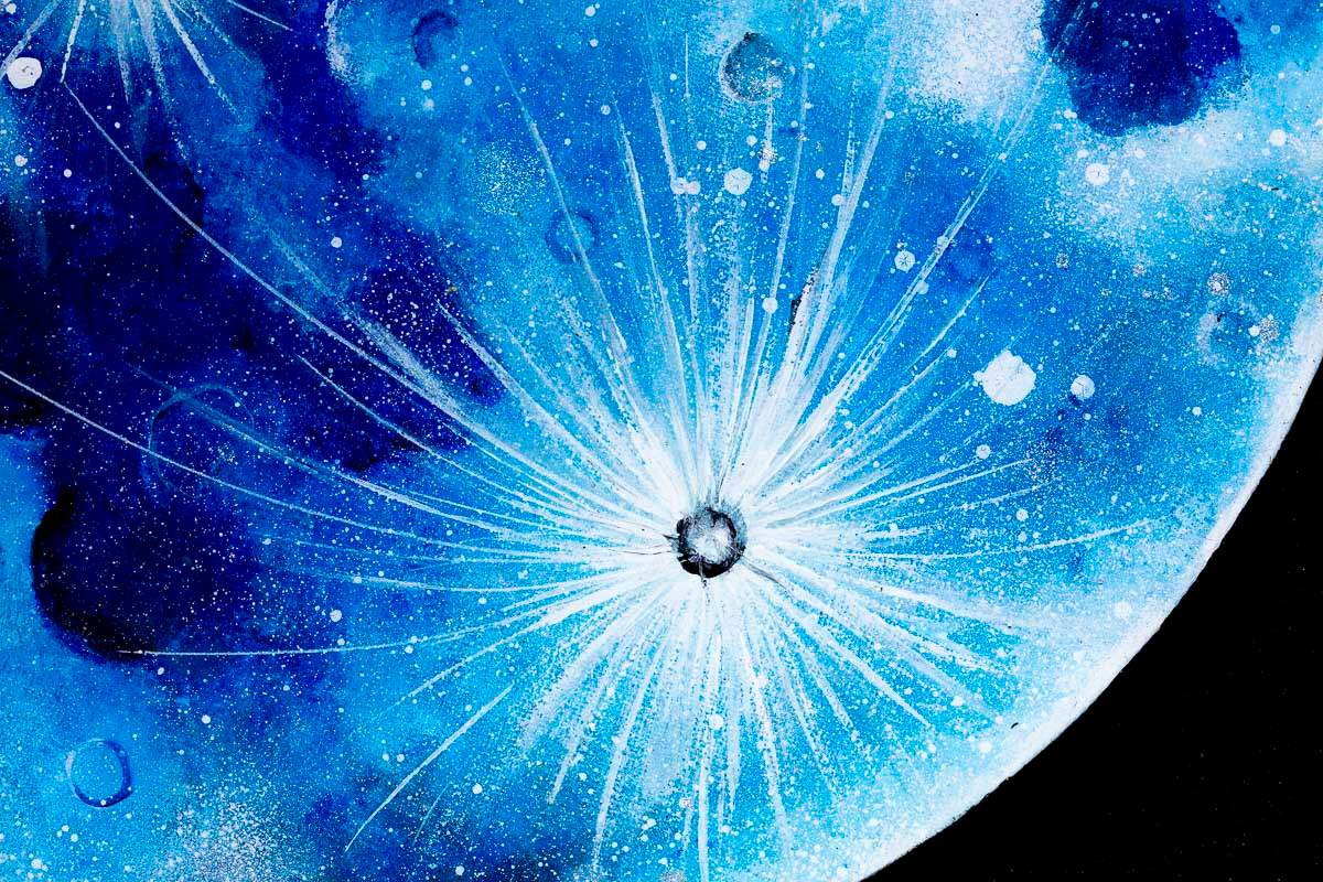 Moonbeam Phase Set - SOLD by artist Becky Smith - Wyecliffe Galleries