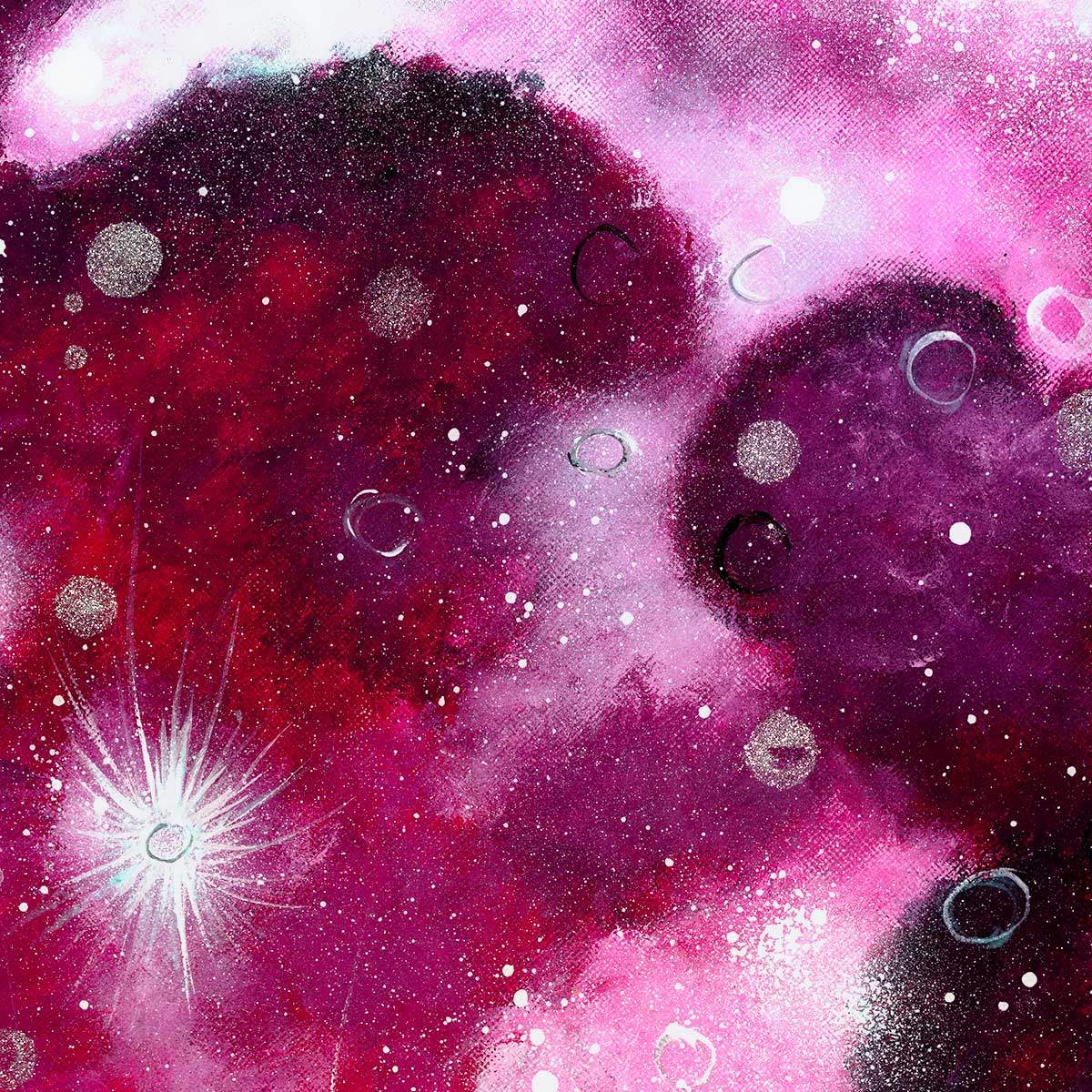 Moondust - Original - SOLD by artist Becky Smith - Wyecliffe Galleries