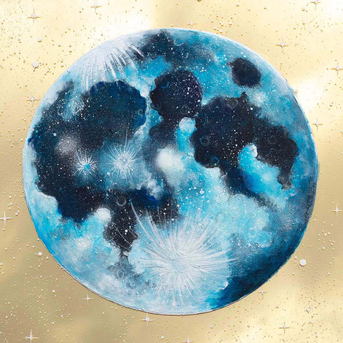 Moonlust - Original - SOLD by artist Becky Smith - Wyecliffe Galleries