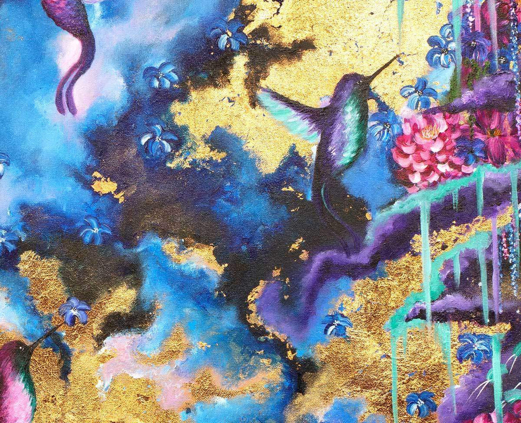 Moonstruck - Original - SOLD by artist Becky Smith - Wyecliffe Galleries