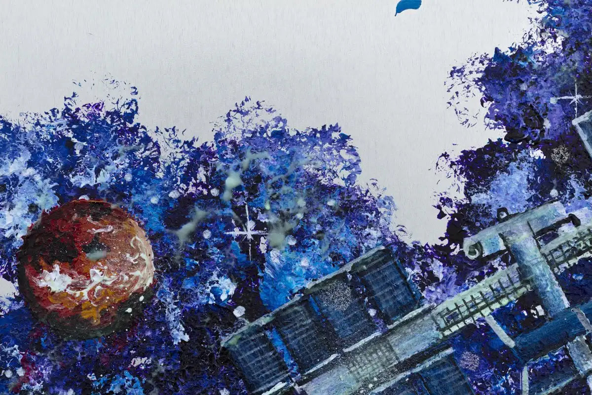 Motions of the Galaxy - Original - SOLD by artist Becky Smith - Wyecliffe Galleries