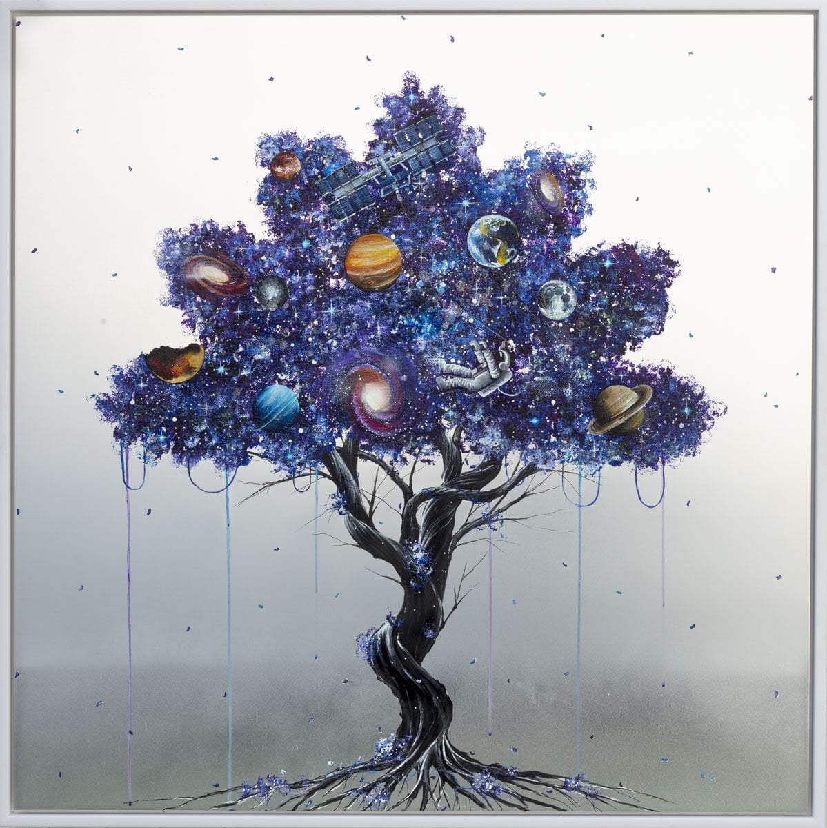 Motions of the Galaxy - Original - SOLD by artist Becky Smith - Wyecliffe Galleries