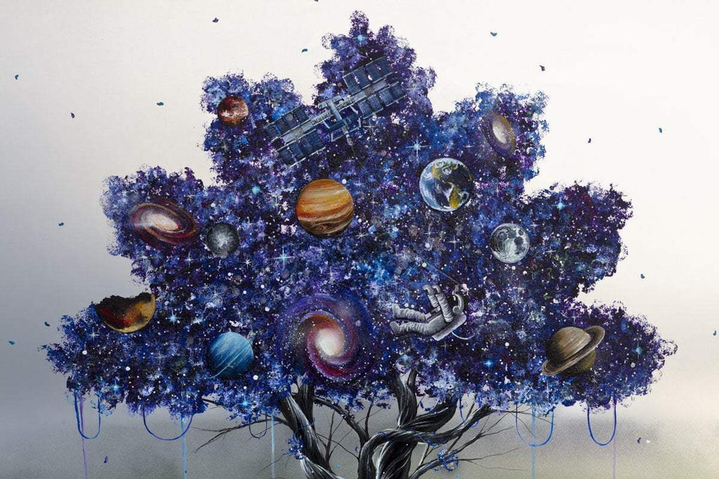 Motions of the Galaxy - Original - SOLD by artist Becky Smith - Wyecliffe Galleries