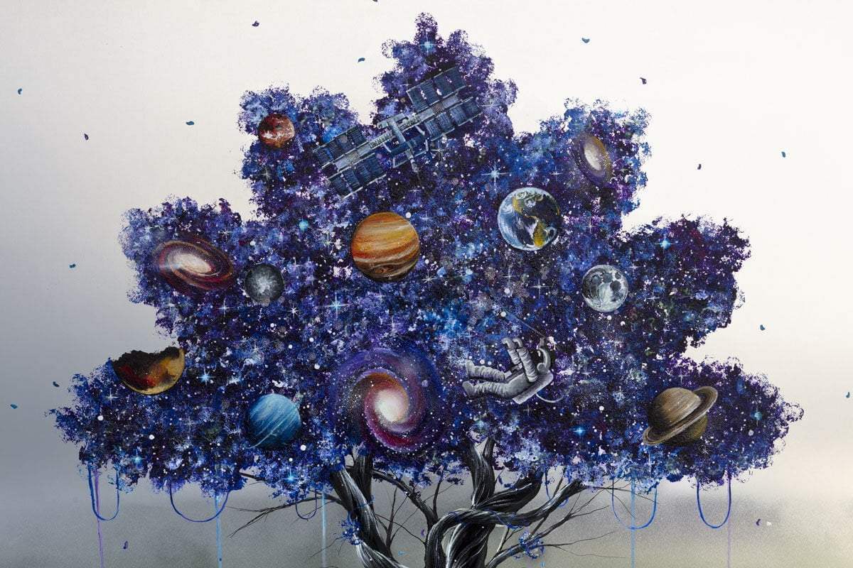 Motions of the Galaxy - Original - SOLD by artist Becky Smith - Wyecliffe Galleries