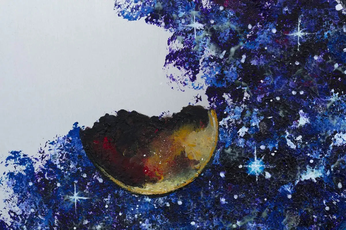 Motions of the Galaxy - Original - SOLD by artist Becky Smith - Wyecliffe Galleries