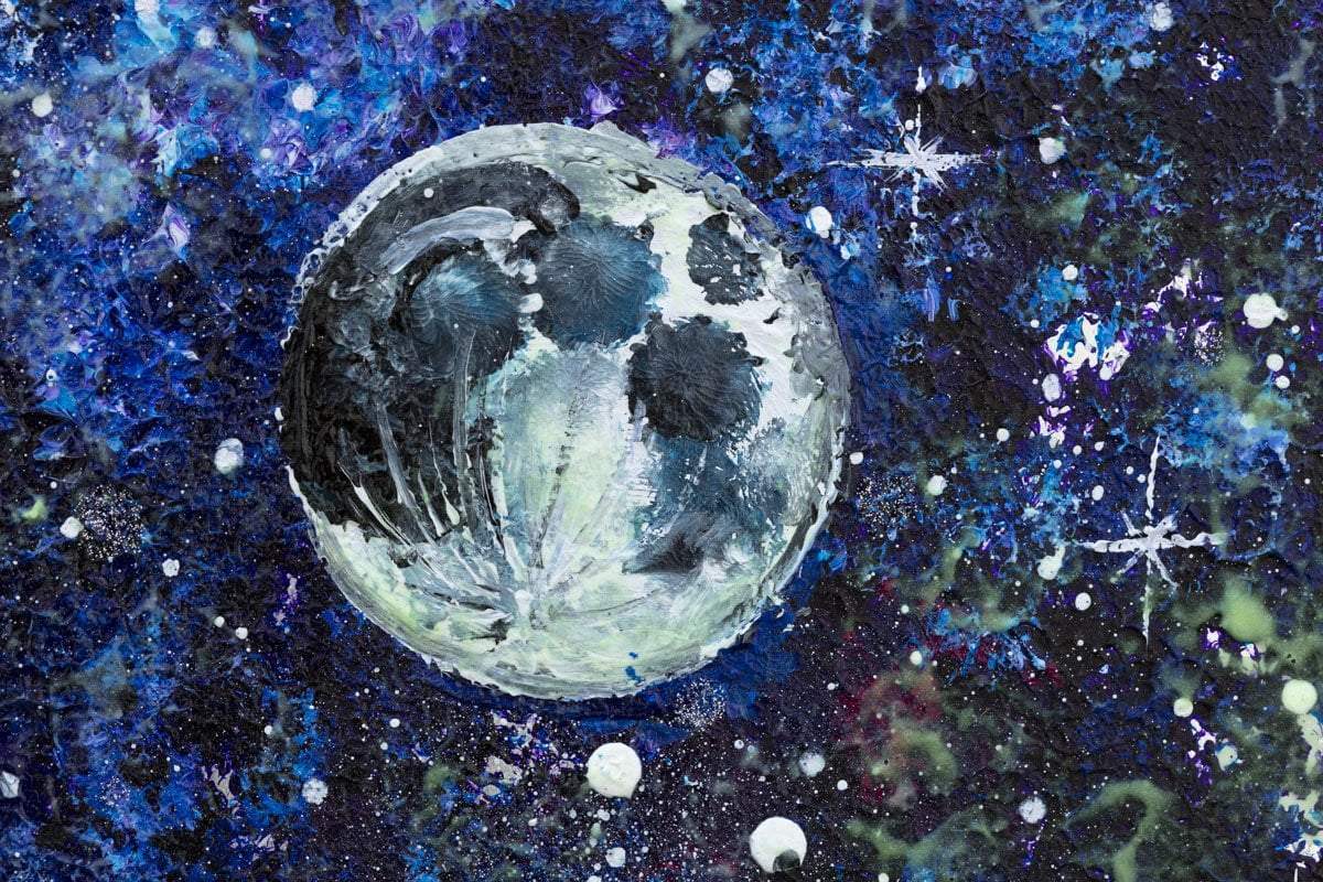 Motions of the Galaxy - Original - SOLD by artist Becky Smith - Wyecliffe Galleries