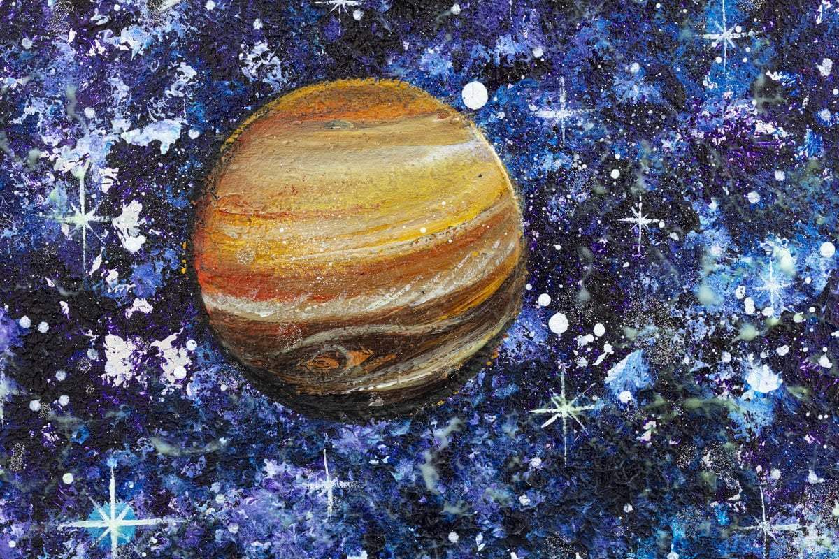 Motions of the Galaxy - Original - SOLD by artist Becky Smith - Wyecliffe Galleries