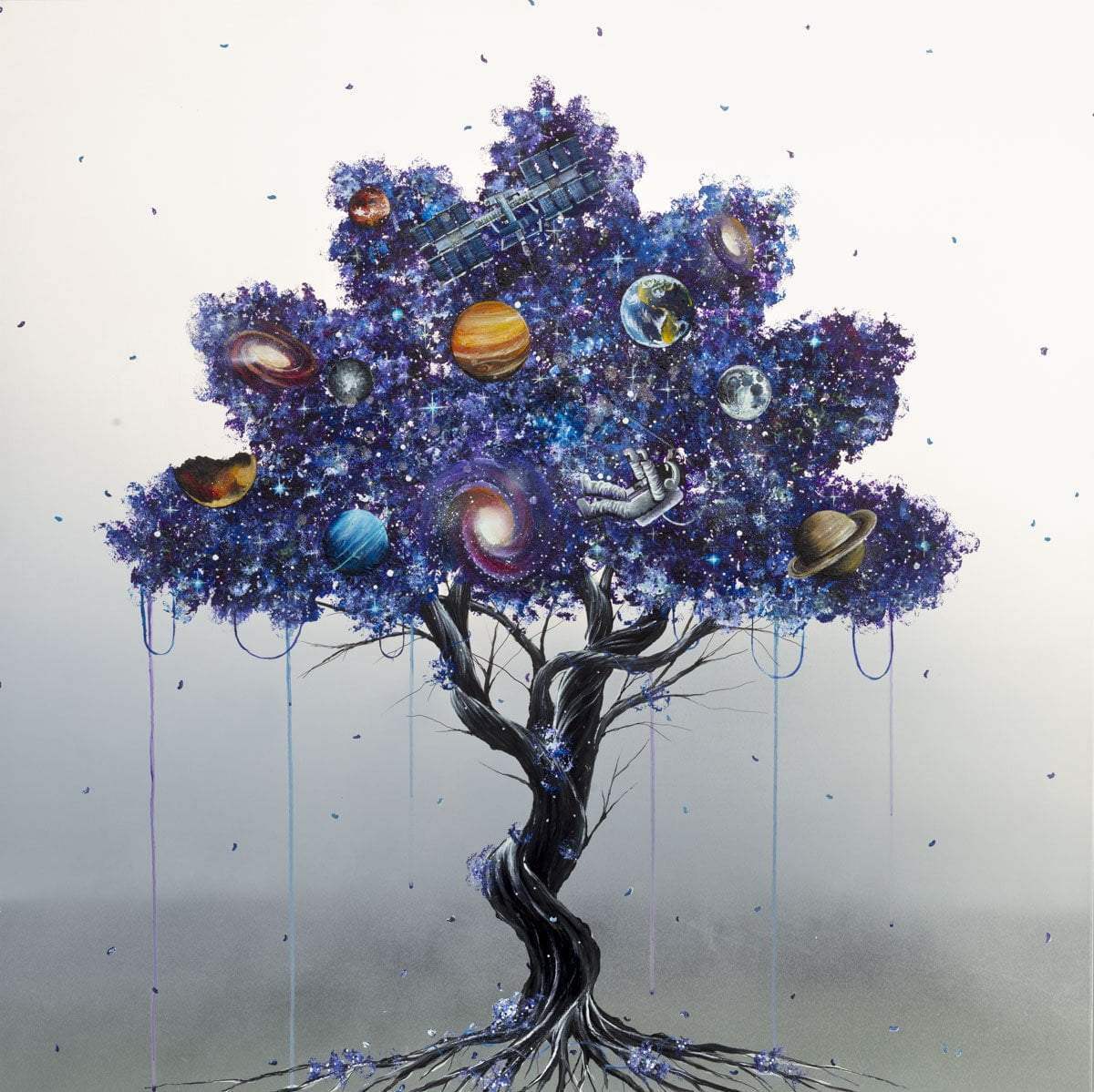 Motions of the Galaxy - Original - SOLD by artist Becky Smith - Wyecliffe Galleries