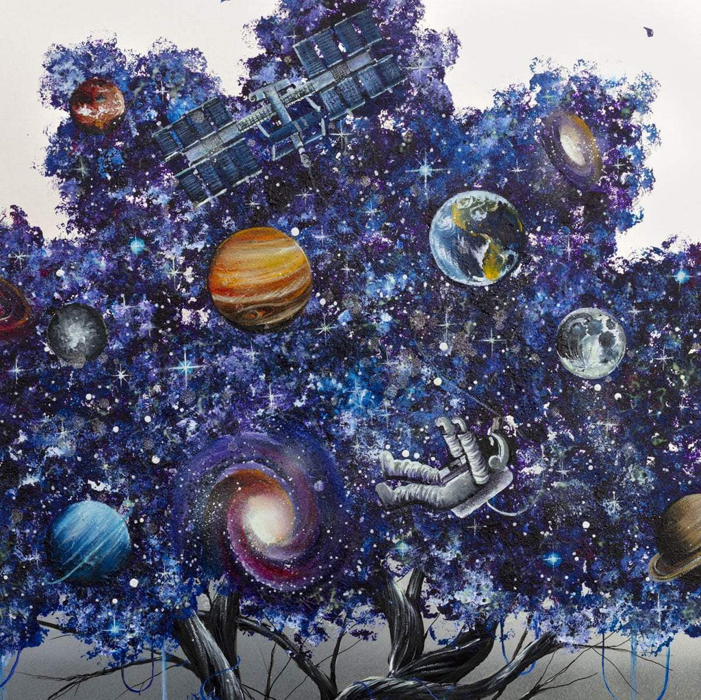 Motions of the Galaxy - Original - SOLD by artist Becky Smith - Wyecliffe Galleries