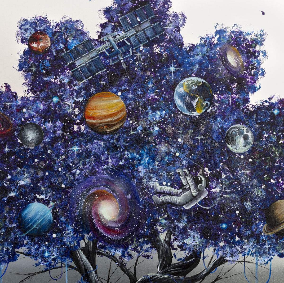 Motions of the Galaxy - Original - SOLD by artist Becky Smith - Wyecliffe Galleries