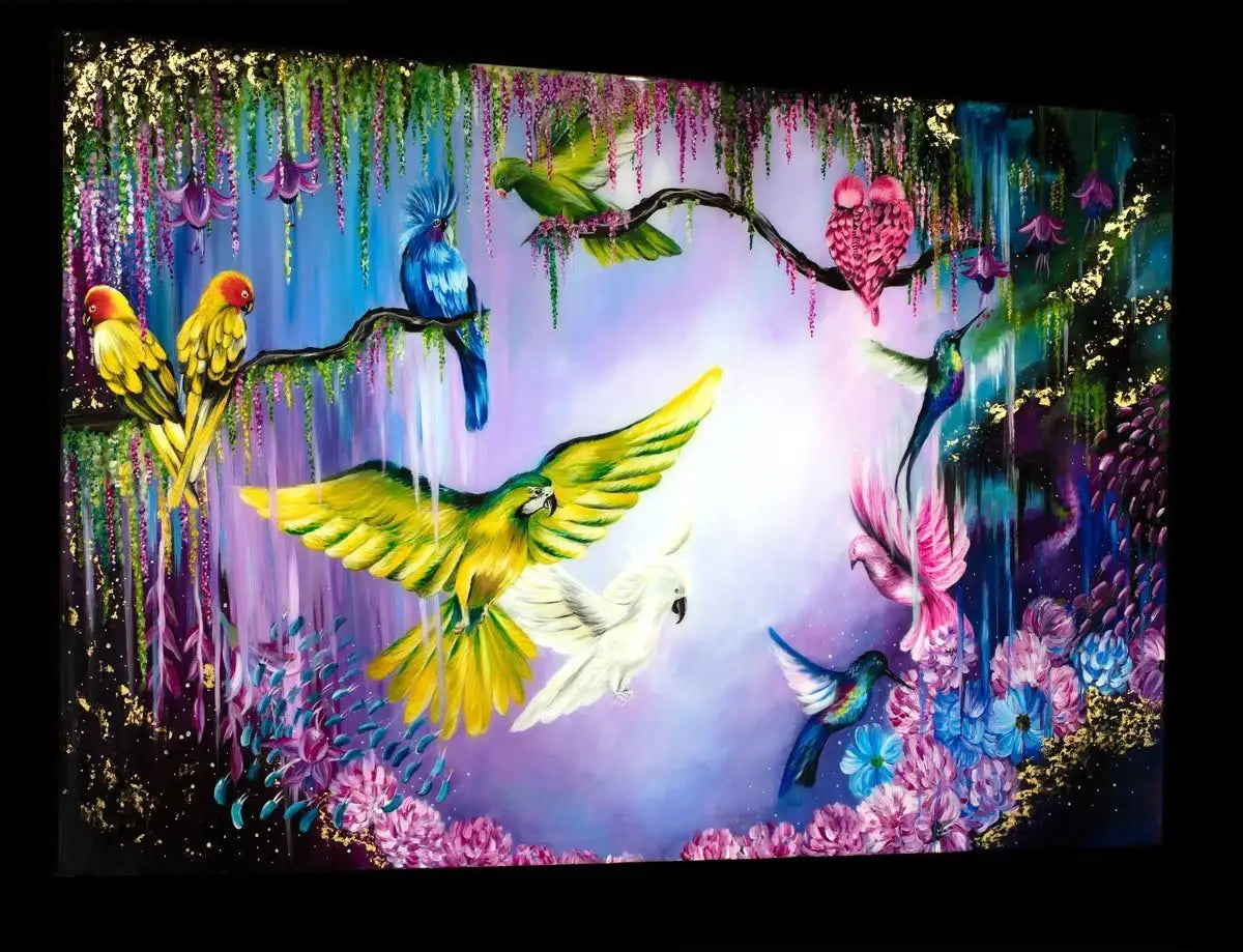 Nature In Motion - Original - SOLD by artist Becky Smith - Wyecliffe Galleries