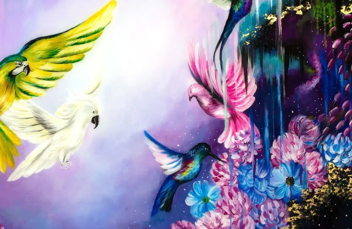 Nature In Motion - Original - SOLD by artist Becky Smith - Wyecliffe Galleries