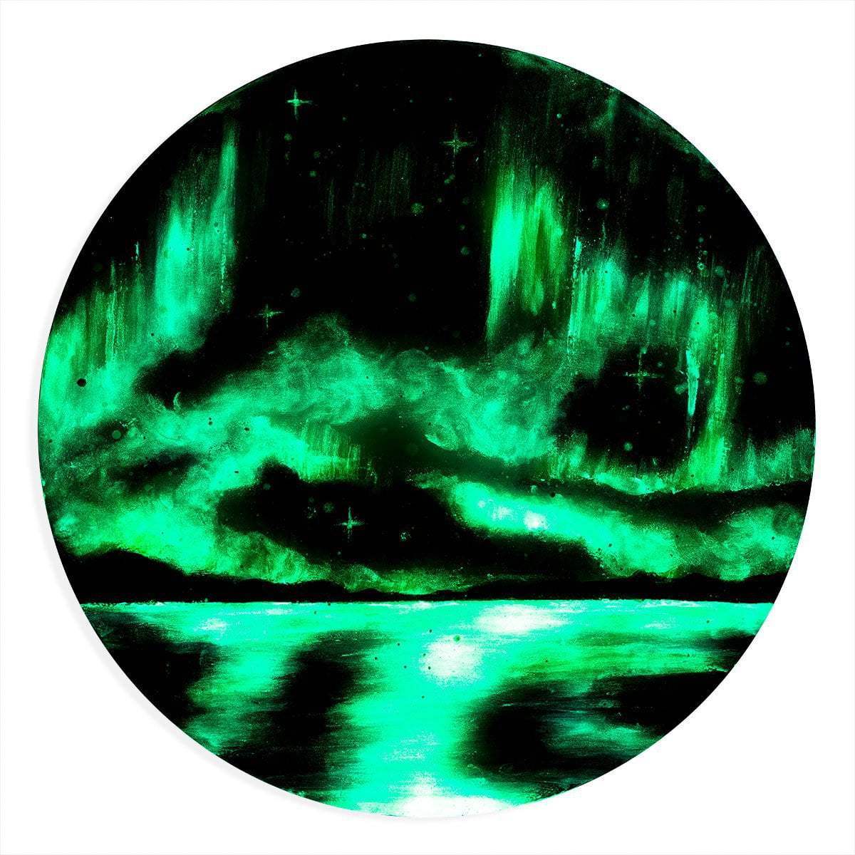 Northern Glow - Original - SOLD by artist Becky Smith - Wyecliffe Galleries