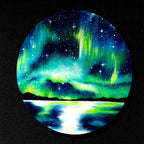 Northern Glow - Original - SOLD by artist Becky Smith - Wyecliffe Galleries