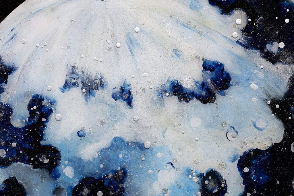 Once in a Blue Moon - Original - SOLD by artist Becky Smith - Wyecliffe Galleries