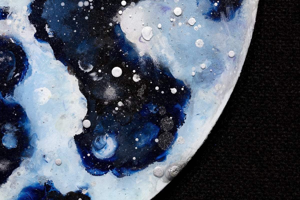 Once in a Blue Moon - Original - SOLD by artist Becky Smith - Wyecliffe Galleries