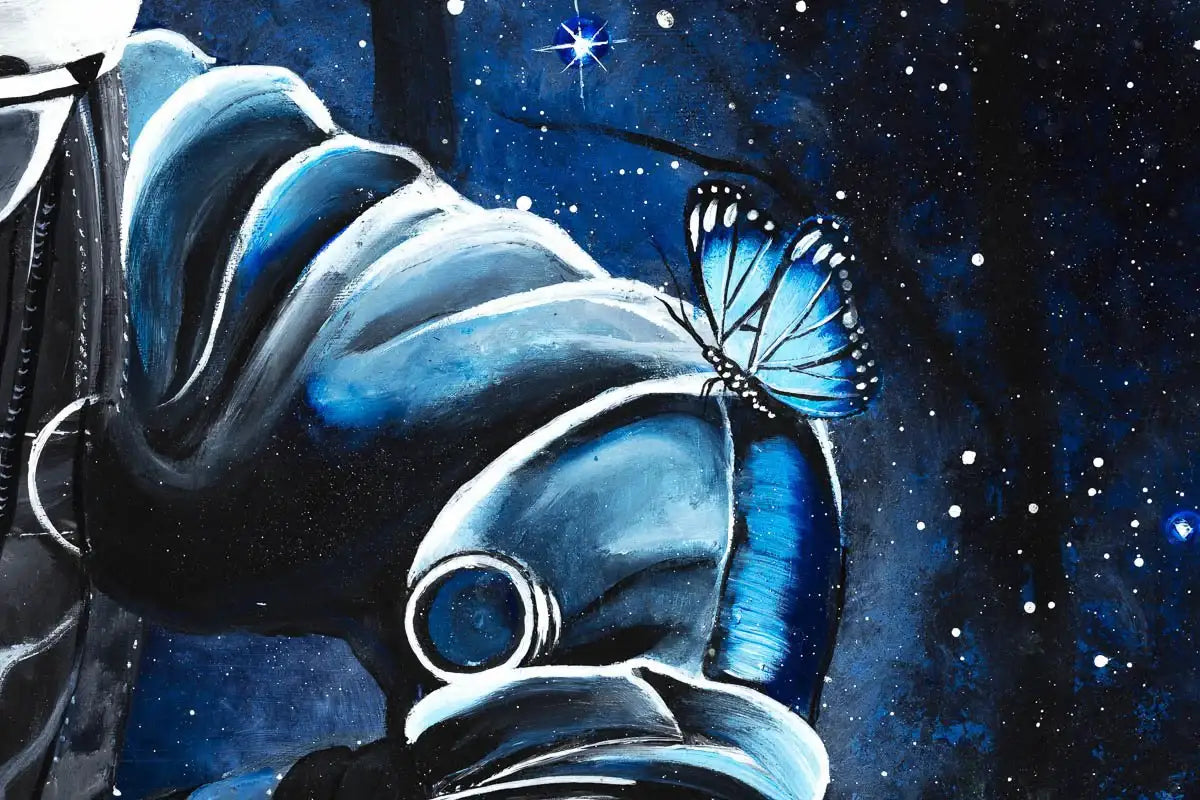 One Small Step For Man - Original - SOLD by artist Becky Smith - Wyecliffe Galleries