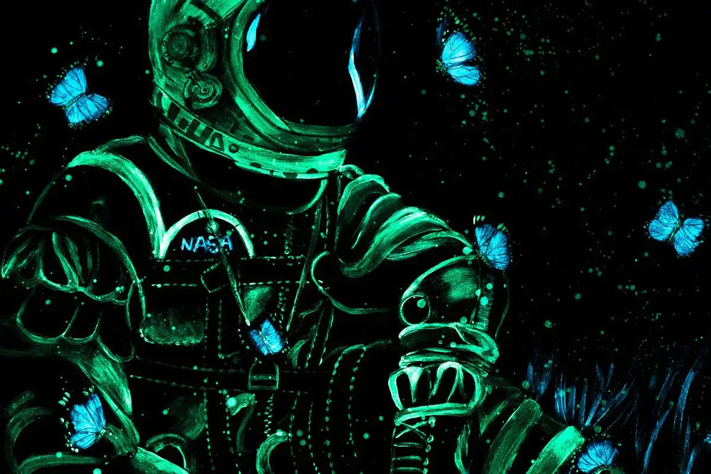 One Small Step For Man - Original - SOLD by artist Becky Smith - Wyecliffe Galleries