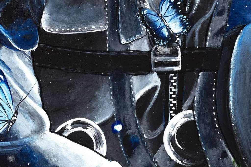 One Small Step For Man - Original - SOLD by artist Becky Smith - Wyecliffe Galleries